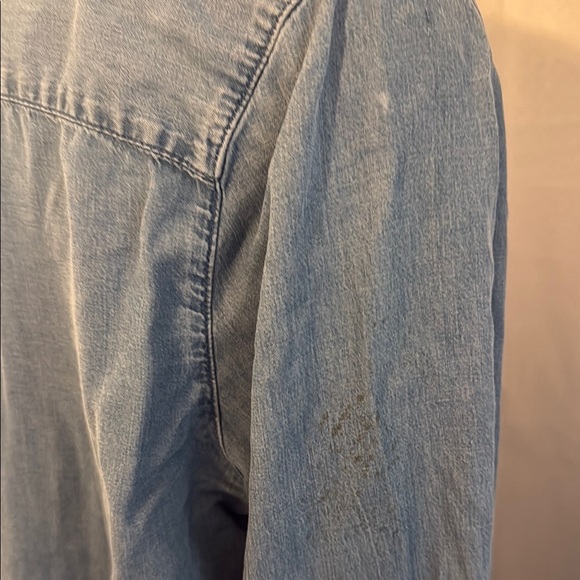 George Chambray Denim Shirt. Light weight. Size L. - Picture 3 of 12